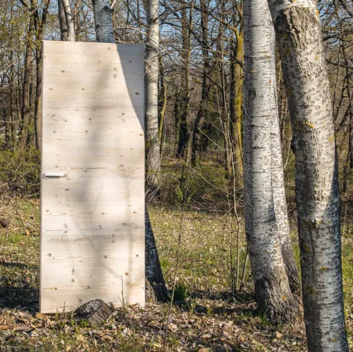 Porte interna Essenza Abete Bianco battente di Sololegno