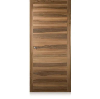 Porta per interni Exit in legno finitura Noce natural touch di Ferrero Legno